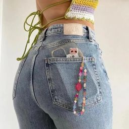 KHOLAD Universal Mobile Phone Charm Wrist Strap With Tether Tab - Beaded Lanyard Wristlet - Handmade Semi-Precious Gemstone Chain & Case Keychain image 3