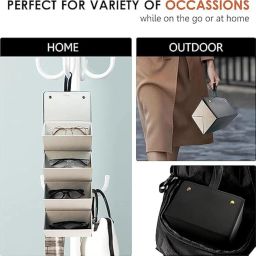dayanidhi Sun Glasses Organizer Box Stylish & Spacious Storage Box Specs Case Folding Design Multiple Pairs Glasses | Hanging Glasses Display Case Organiser Collector for Women Men image 1