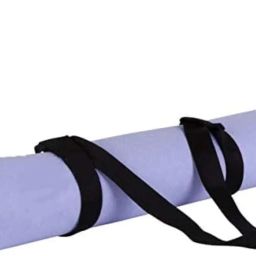 Metsi Yoga Mat Carrier Strap, Adjustable Thick Straps Sling for Carrying Large Mats, Stretching Band 2 in 1 Functionality with adjustable loop and secure Buckle, 62 Inch Long, Black image 5