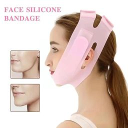 CUBIZ Silicone V-Line Lifting Chinstrap, V-Line Mask, Chinstrap for Sleeping, Reusable Face Strap, Chin Up Patch, V-Shaped Belt, Shaped Face Mask for Sagging, Jaw Exerciser(Face Lift Up Belt) image 4