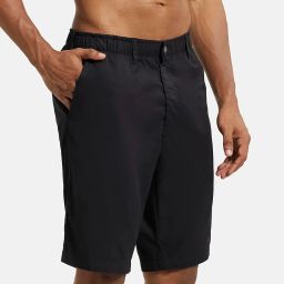 jockey 1203 Men's Super Combed Mercerised Cotton Woven Fabric Straight Fit Solid Shorts with Side Pockets image 1