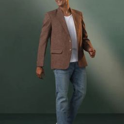vastramay Men's Open Front Regular Blazer image 5