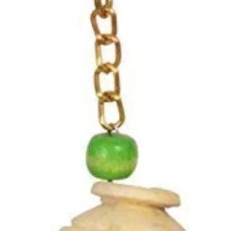 saudeep india Wooden Hand Carved Keychains (Multicolour) - Set of 12 (Designer Matki) image 1