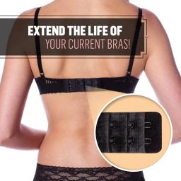 enclave Women's Bra Extender 3 Hook Bra Extension Strap Soft and Comfortable image 2