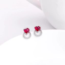 giva 925 Silver Perfect Earrings| Gift for Girlfriend | With Certificate of Authenticity and 925 Stamp | 6 Months Warranty* image 4