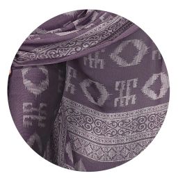 mirchi fashion Women's Chiffon Block Printed Saree with Blouse Piece image 4