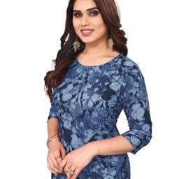 khilori Woman's Crepe A-Line Kurti image 4