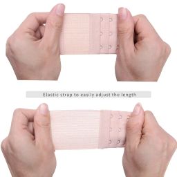 D Club Senkary 8 Pcs Bra Extender 2 Hooks/ 3 Hooks Elastic Stretchy Bra Extension Strap, 3 Rows, 4 Colors, Multicolor, 9.8 (L) x 3.2 (W) cm; 9.8 (L) x 5.8 (W) cm image 4