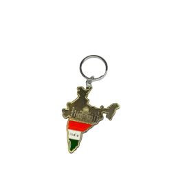 Skyuni Collection Tajmahal with India Map Metal Keychain and Keyring Pack of 1 image 2