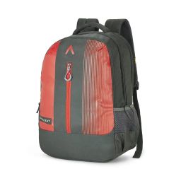 aristocrat Apex Casual 4 Compartment Backpack 34L With Rain Cover, With Quick Access Front Pocket, Bottle Holder With Loop & Stationery Pouch | Grey image 1