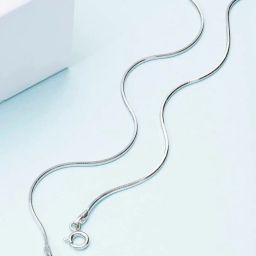 zavya 925 Sterling Silver Anklet Pair | Rhodium Plated Adorned Women Chain Anklet | With Certificate of Authenticity and 925 Hallmark image 2