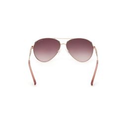 guess 100% UV protecetd | Gradient | Large | Full Rim | Butterfly | Frame: Gold | Lens: Brown image 3