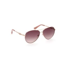 guess 100% UV protecetd | Gradient | Large | Full Rim | Butterfly | Frame: Gold | Lens: Brown image 4