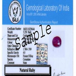 tejvij and sons 3 to 12.50 ratti Ruby Stone for Female chuni Stone Original manik Original Stone red Ruby Stone image 2