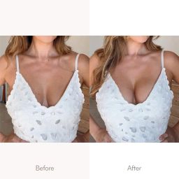 nood Shape Up Reusable Adhesive Bra - Lift & Support | SkinFinish™ Matte Silicone, Smooth Coverage, Reusable 50+ Times | Best for Small to Medium Busts image 4