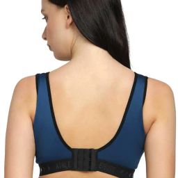 lovable Women V-Neck Non-Wired Full Coverage Crop Top High Impact Workout Yoga Sports Bra - Energy Bra image 3