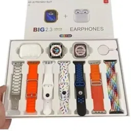 EVAAENTERPRISES Multicolor 7 Strap Watch with Earbud Smartwatch-21