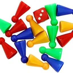 fit and cure Ludo and Chess Board Game Set | 2-in-1 | Family Fun Pack 2 cm Chess Board image 3
