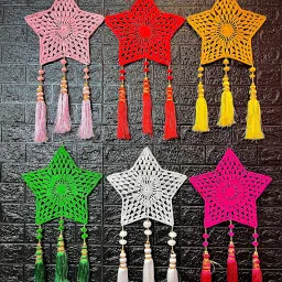 6Pcs_Star_Dreamcatcher Wool Dream Catcher-image-0
