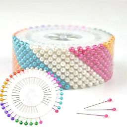 Moti Pearl Pin Set – 480 Pearl-Headed Pins for Sewing, Crafting & Decoration-image-3