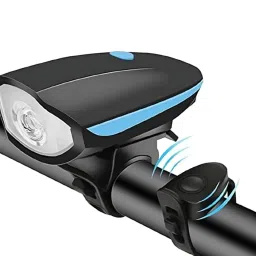 USB Rechargeable Bike Bell Horn And Light 140 DB with Super Bright Light 3 Mode Bell-43