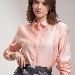 tokyo talkies Women Relaxed Fit Fit Solid Spread Collar Casual Shirt-picture-14