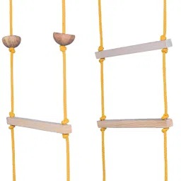 Hanging Squre Ladder for Kids Rope 4-Side Ladder for Kids for Physical Activity-image-8
