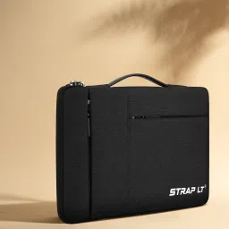 Black Men & Women Messenger Bag 15-16 Inch Sleeve Bag Case for Laptop MacBook Waterproof Laptop Sleeve Bag,Black-image-90