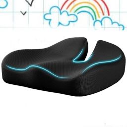 Black Polyester Car Pillow Cushion for Universal For Car-image-114