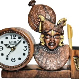 Analog Brown Clock-0