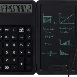 vgmax Desk Calculator with Notepad, Blue Light-Free LCD, Black Desk Calculator with Notepad, Blue Light-Free LCD, Black Scientific Calculator image 2