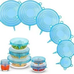 Silicone Lids | Meal Prep Lids | Microwave Lids 2.6 inch, 3.7 inch, 4.6 inch, 5.7 inch, 6.5 inch, 7.8 inch Lid Set-29