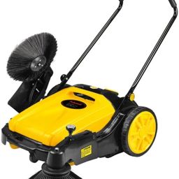 Polymak PMFS50L Manual Floor Sweeper 50L, 3 kmph, 3800 Mtr2, 980mm Operating Width. Floor Cleaning Machine-image-33