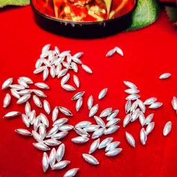 ASTRO-D Silver rice silver Akshat, silver chawal for puja, 31 pices Decorative Showpiece - 3 cm-picture-43