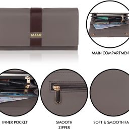 Casual, Formal, Party Grey Clutch-image-53