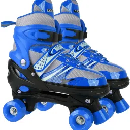 Roller skates shoes for kids Adjustable Quad Roller Skates Quad Roller Skates - Size m UK-picture-16