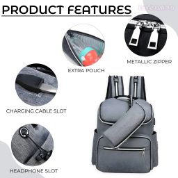 Diaper Bags For Mom And Dad Kids Diaper Bags For Travel With Small Bottle Pouch Diaper Bag-image-52