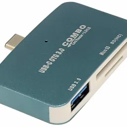 Gabbar USB C OTG Card Reader, USB C Hub 2-Slot SD/TF/Micro SD Port Card Reader, USB C OTG to USB 3.0 Converter and Micro USB Port with USB C Male Connector for Type C Smart Phones, Tablets with OTG Card Reader-0
