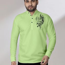 Men Printed Cotton Blend Straight Kurta-image-26