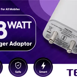 Tecno 18 W Quick Charge 2 A Wall Charger for Mobile-20