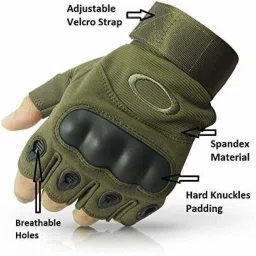 Half finger Knuckle Riding Gloves-image-70