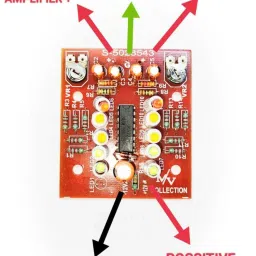 STEREO 10 LED VU METER SOUND LEVEL INDICATOR FOR AMPLIFIERS Electronic Components Electronic Hobby Kit-29