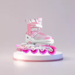 New Inline Skating Adjustable Roller Blades with LED Flash Light on Wheels-picture-24