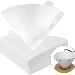 100-Pieces Coffee Filter, Cone Coffee Filters, Pour Over Coffee Filter Filter Paper-13