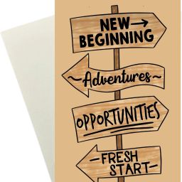 New Beginning Greeting Card for Farewell Best Greeting Card for Farewell Greeting Card-22