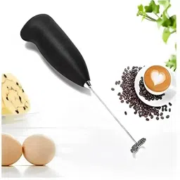 Battery Operated Coffee Beater & Milk Frother, Eggs (Multicolor) Plastic Spiral Whisk-image-18