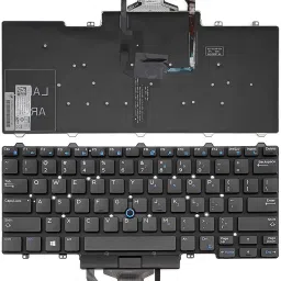 WEFLY Keyboard for Dell E5450 E5470 E5480 E7450 P40G E7470 E7480 5488 5490 Backlit Laptop Keyboard Replacement Key-image-18