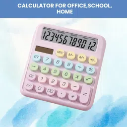 Desktop Calculator, 12-Digit Large LCD and Large Buttons for Office, Homes E318 Basic Calculator-image-37