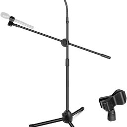 Mic Stand with Mobile Holder Microphone Stand Microphone Stand Holder Microphone Stand for Singing Mic Stand Holder microphone Stand with Clip-image-17