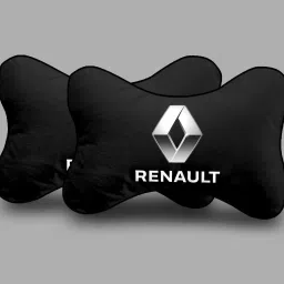 Black Polyester Car Pillow Cushion for Renault-12